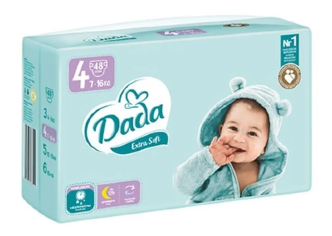 Підгузки Dada Extra soft 4 для дітей вагою від 7 до 16 кг
