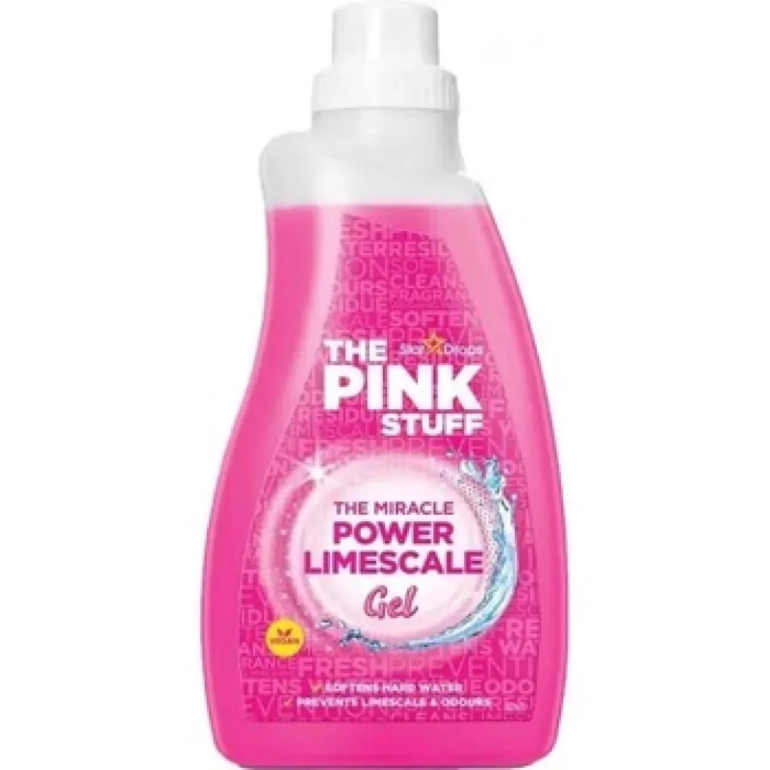 Гель проти вапняного нальоту The Pink Stuff The Miracle Power Limescare для пральної машини, 1 л