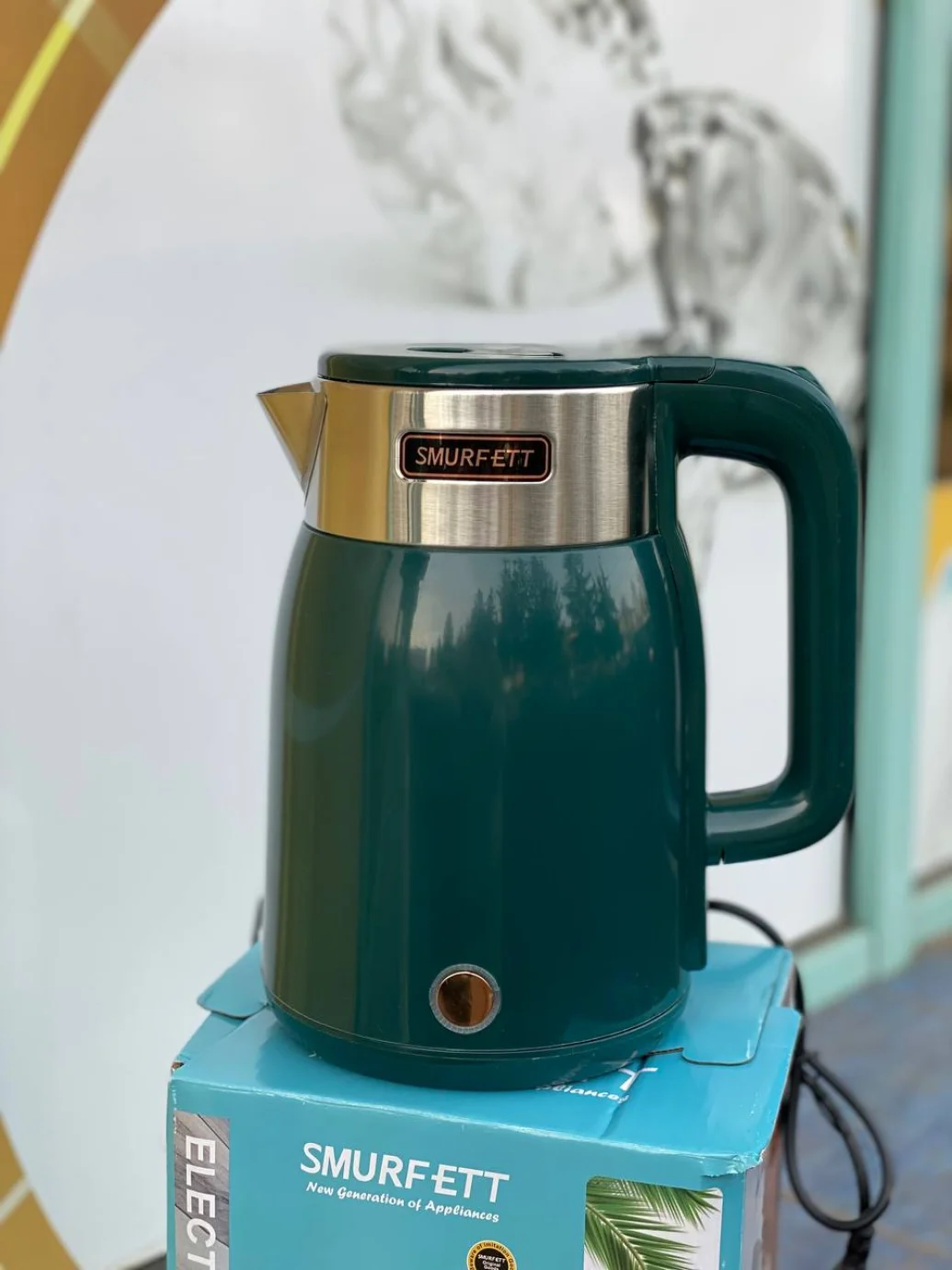 Електрочайник зелений SE-2264 - 2,5л 1500W